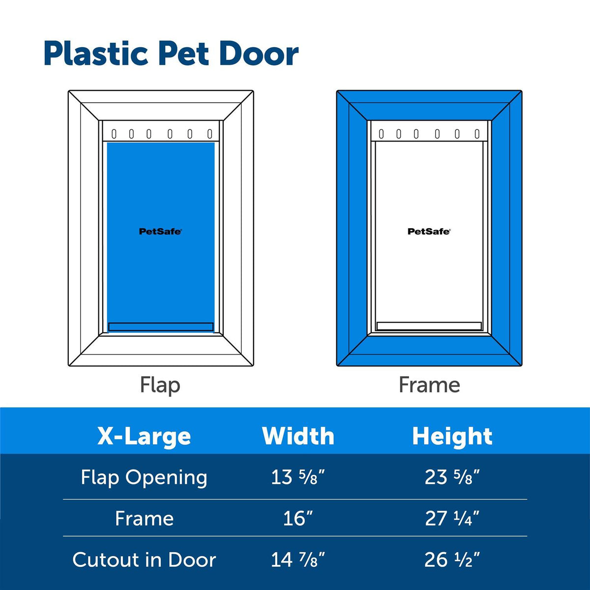Plastic Pet Door X80152