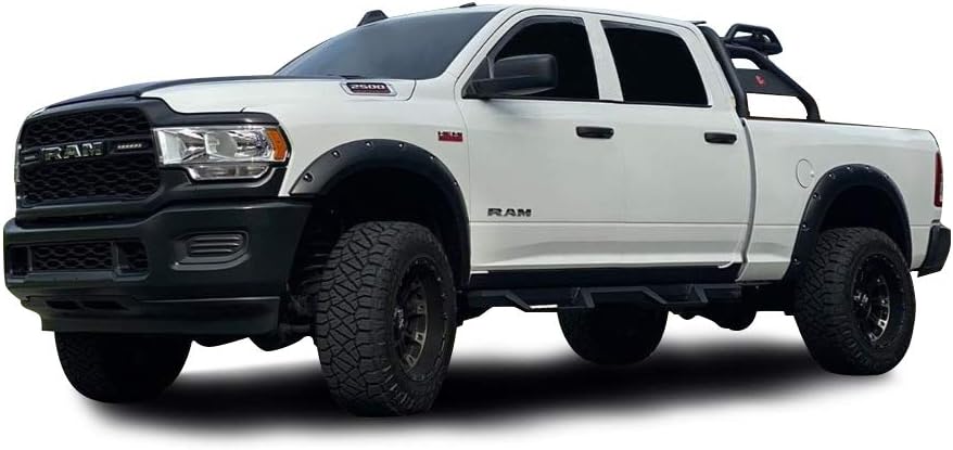 Black Heavy Duty Drop Side Steps V842719