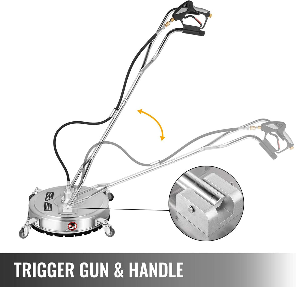 18 inch Stainless Steel Surface Cleaner with 3 Nozzle N869