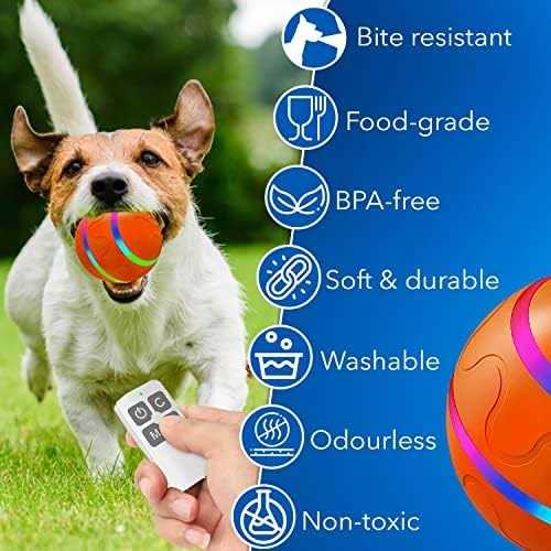 Interactive Dog Toy Ball with Remote Control E1697