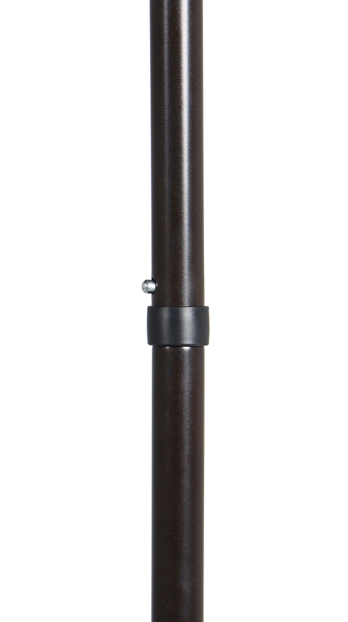 White 7.5' Round Patio Umbrella with Steel Pole K7153