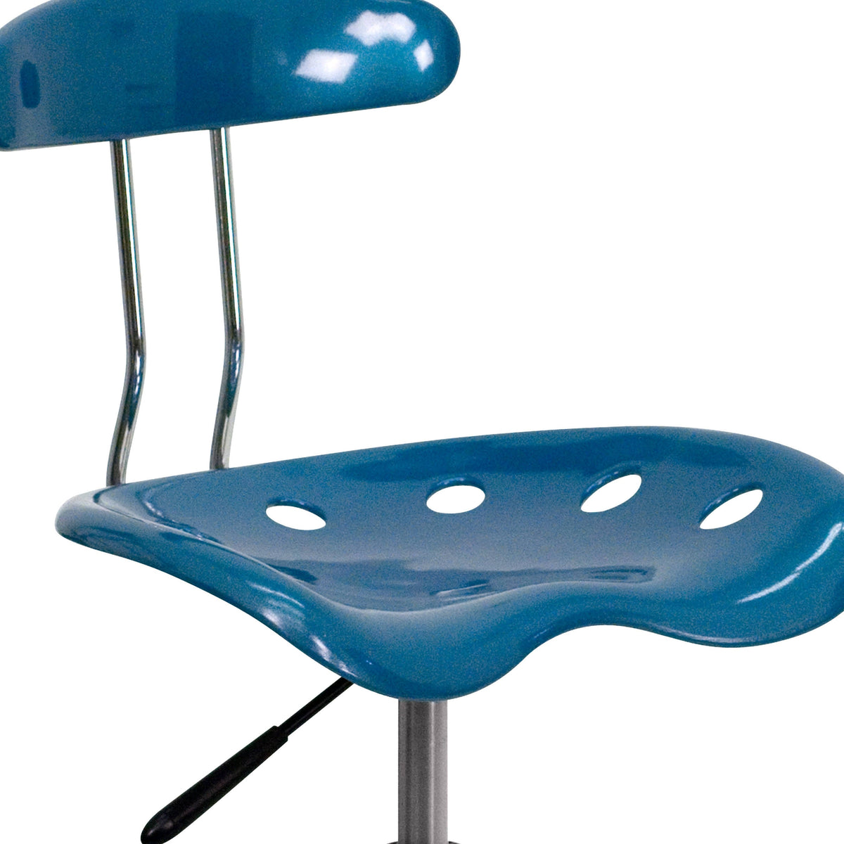 Pink Adjustable Swivel Chair with Tractor Seat U297