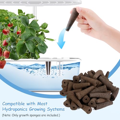 121pcs Seed Pod Kit with 30 Grow Sponges, 30 Grow Baskets, 30 Grow Domes, 1 Tweezers I66235