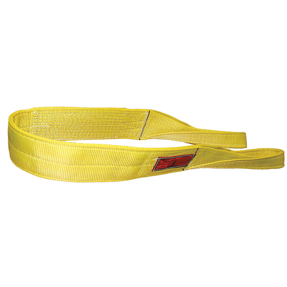 Web Sling, Flat Eye & Eye, 4 Ft., 34,000 lb. Y45191