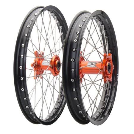Black Rim Front Rear Wheel 160 x 21 / 215 x 19 G2913