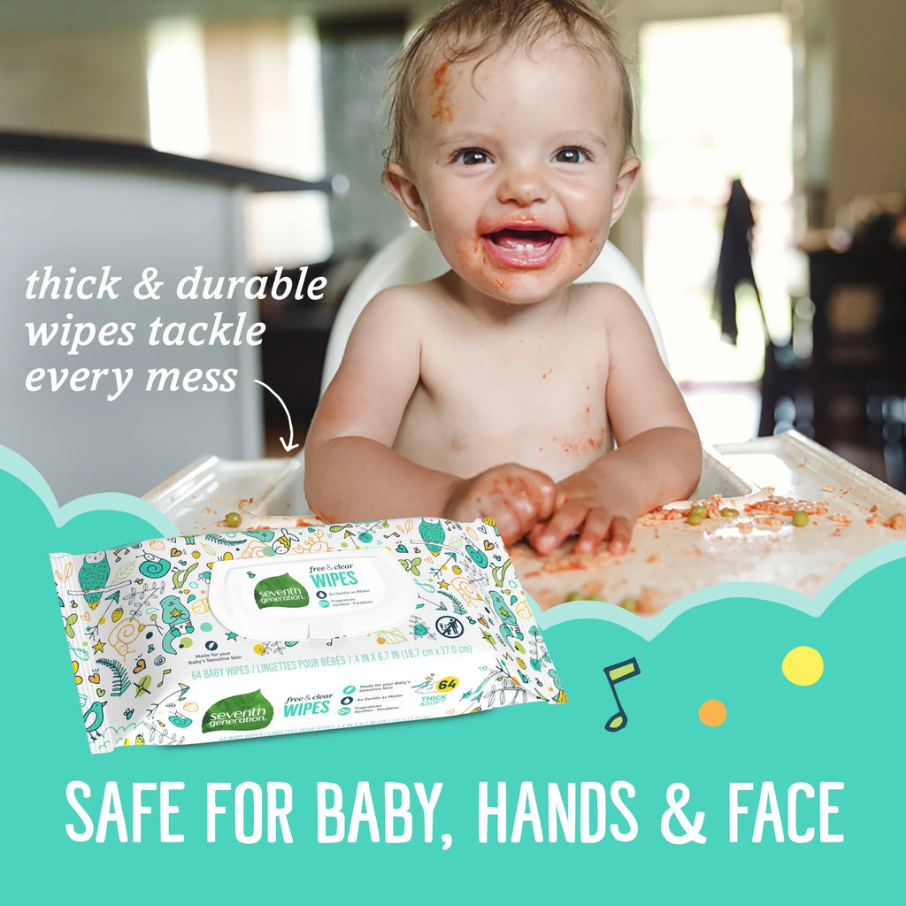 Baby Wipes Sensitive Protection 768 Count U3673