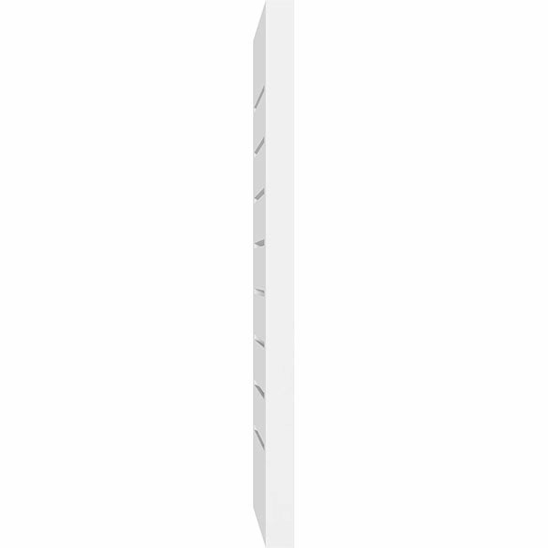 Vertical Surface Mount PVC Gable Vent O7650
