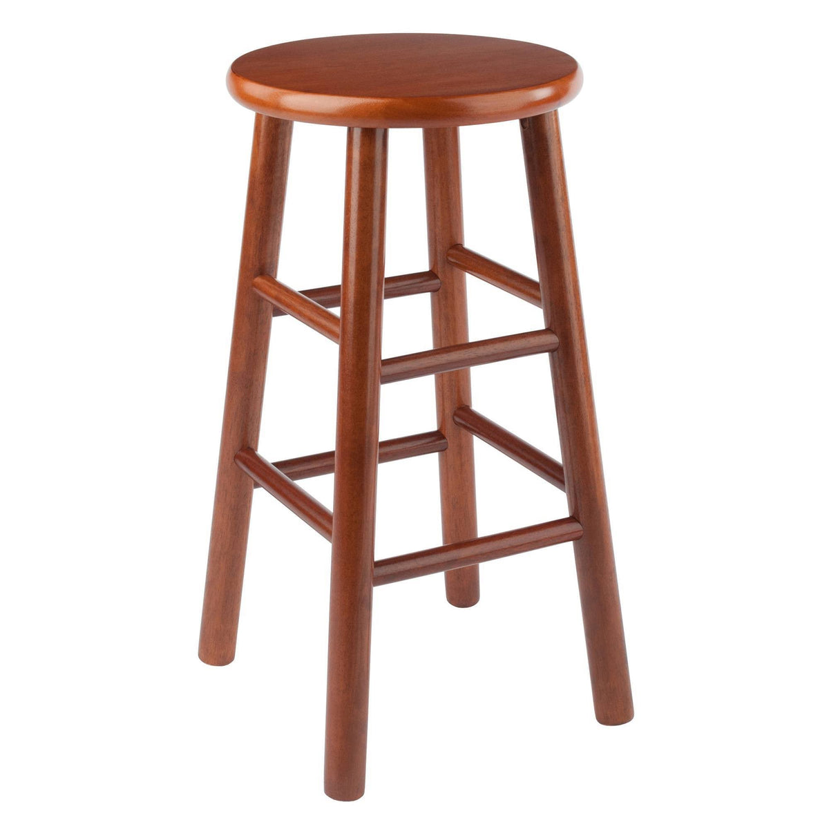 Cherry 24x22 Stool with Beveled Seat, Set of 2 H624268