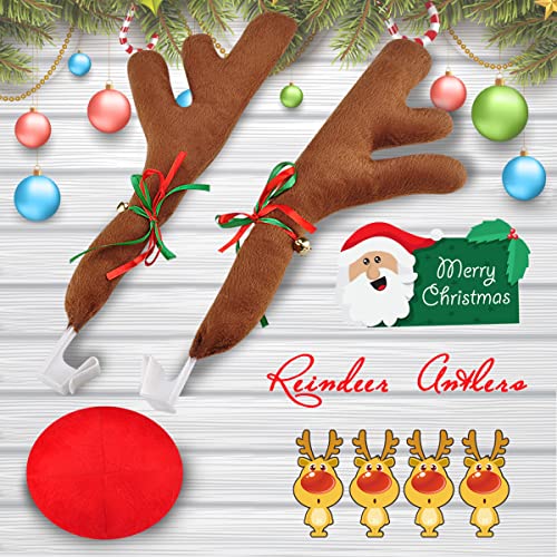 Car Reindeer Antler Kit with Tail Nose M37616