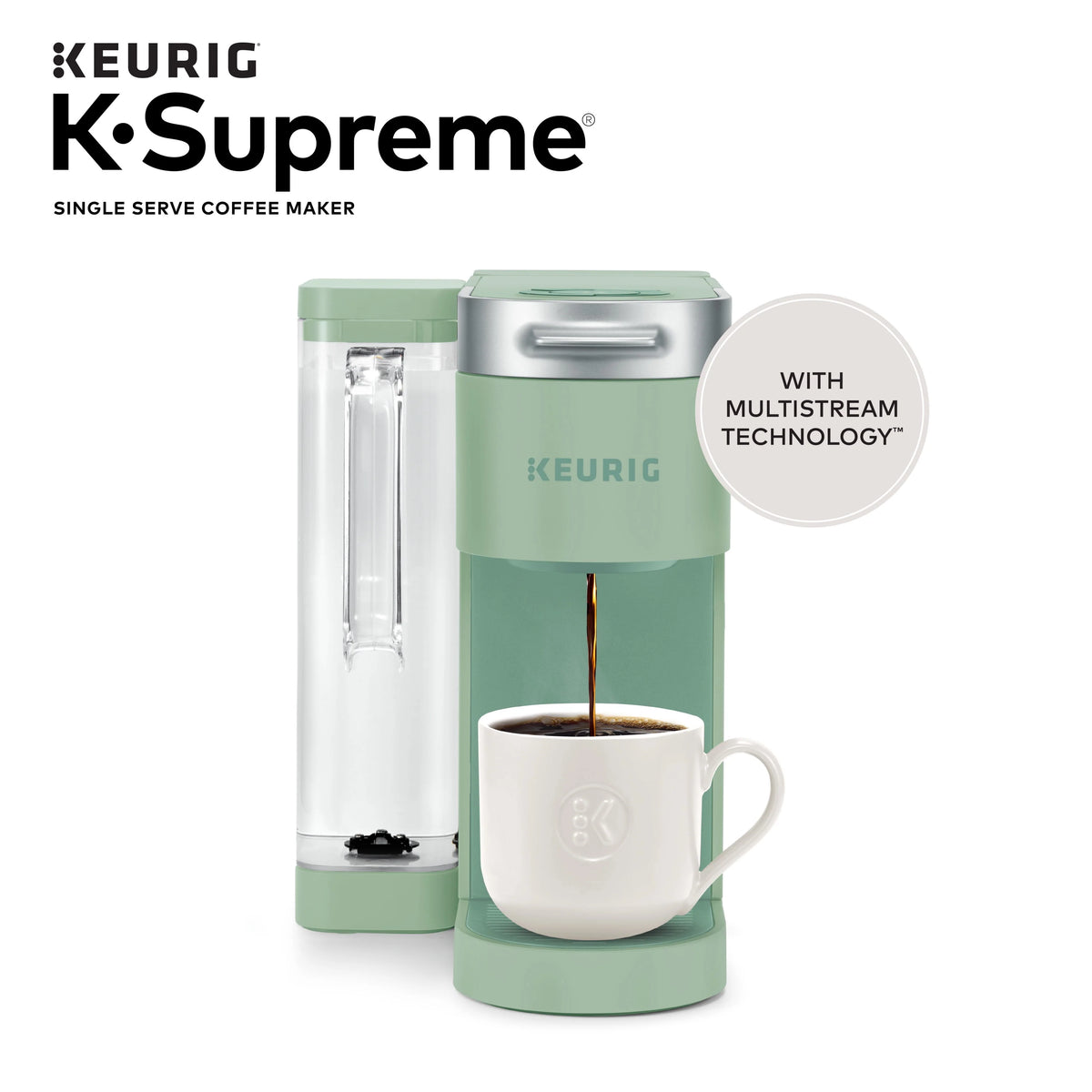 Single-Serve K-Cup Pod Coffee Maker, Black Q22530