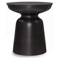 Antique Copper Metal End Table A380