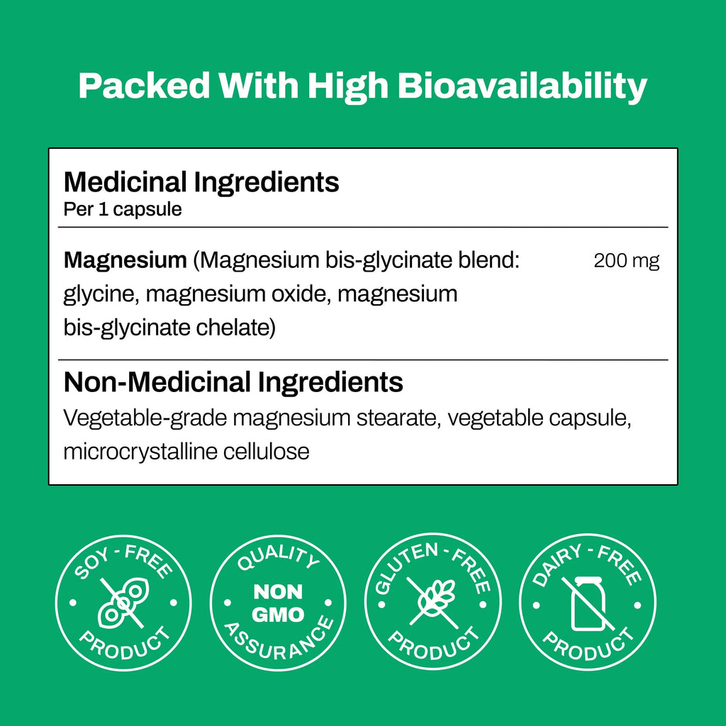 Magnesium Bisglycinate Capsules 240 Counts I5631