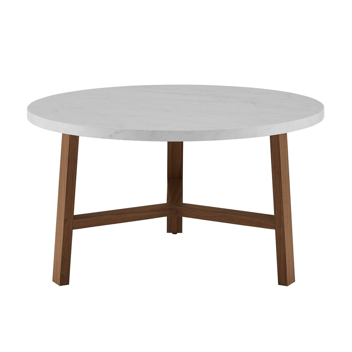 Round Faux Marble Top Coffee Table Z6073