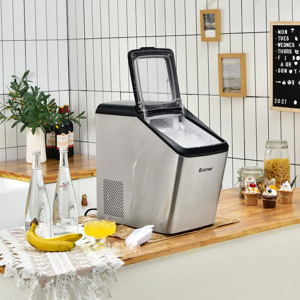 Countertop Nugget Ice Maker 29lb/Day Self-Cleaning U5906