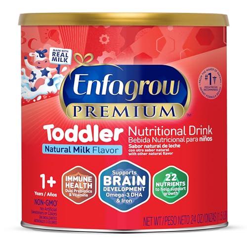 Toddler Nutritional Drink, Non-GMO Milk Powder, 24 Oz F878361