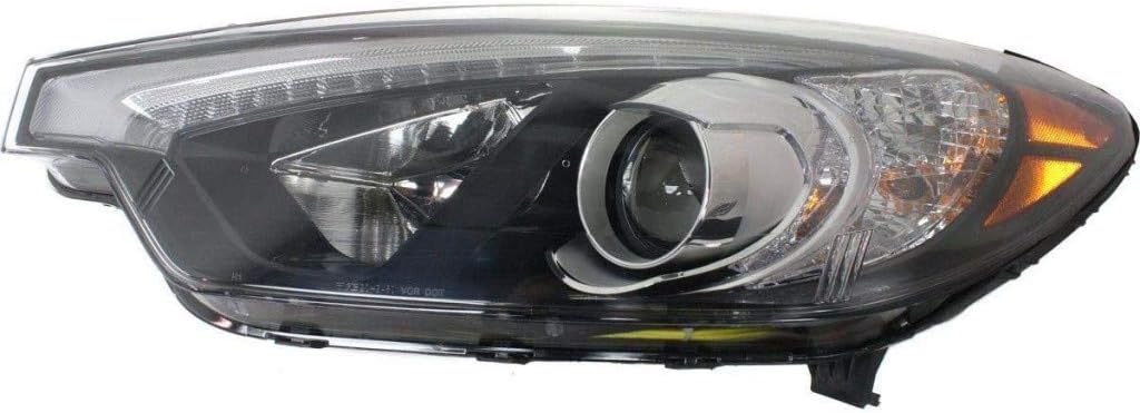 Kia Forte Koup Headlight Assembly 2014 2015 Driver Side Halogen X578