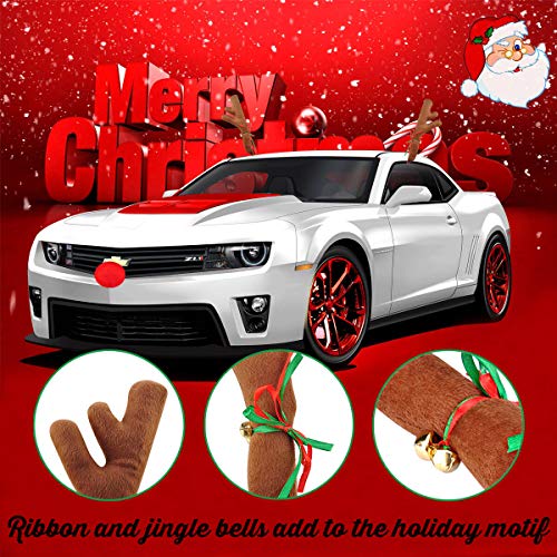 Car Reindeer Antler Kit with Tail Nose M37616