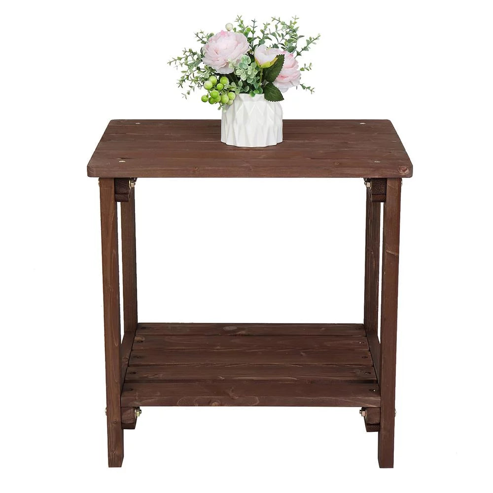 Wood 19 Rectangular Side Table G57406