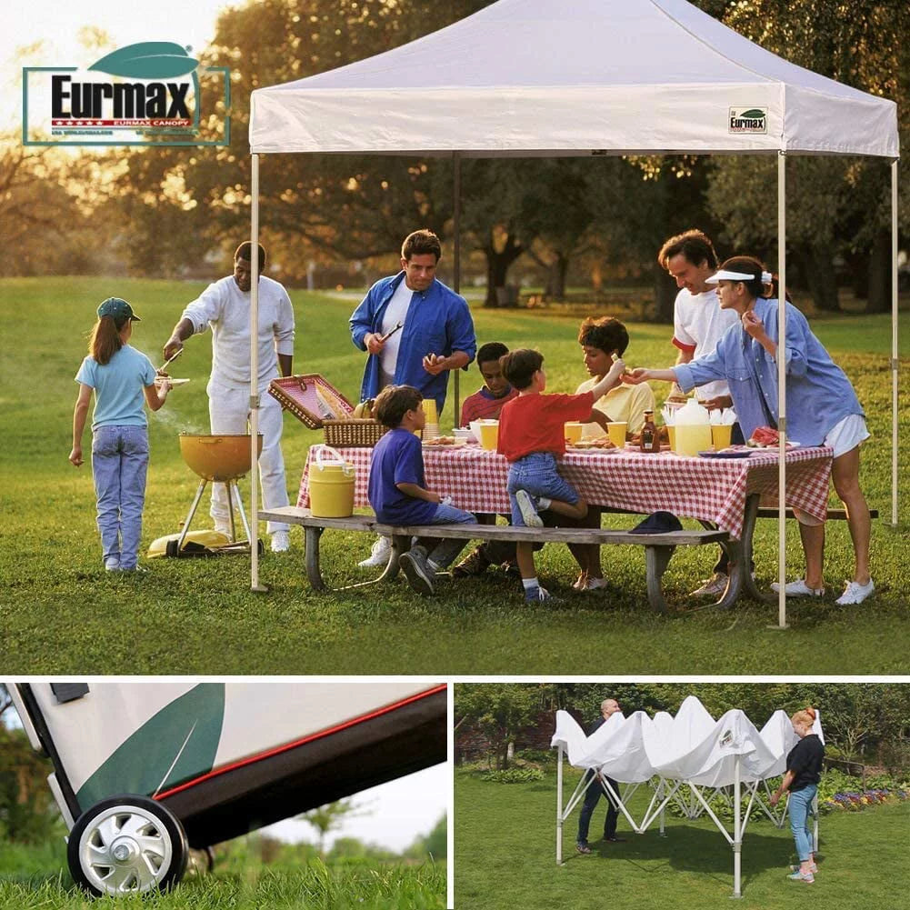10x10 Ft Pop up Canopy Tent with Removable Sidewalls Z406523