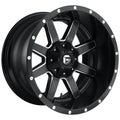 Matte Black Milled 22x12 Fuel Offroad D538 Maverick Z920
