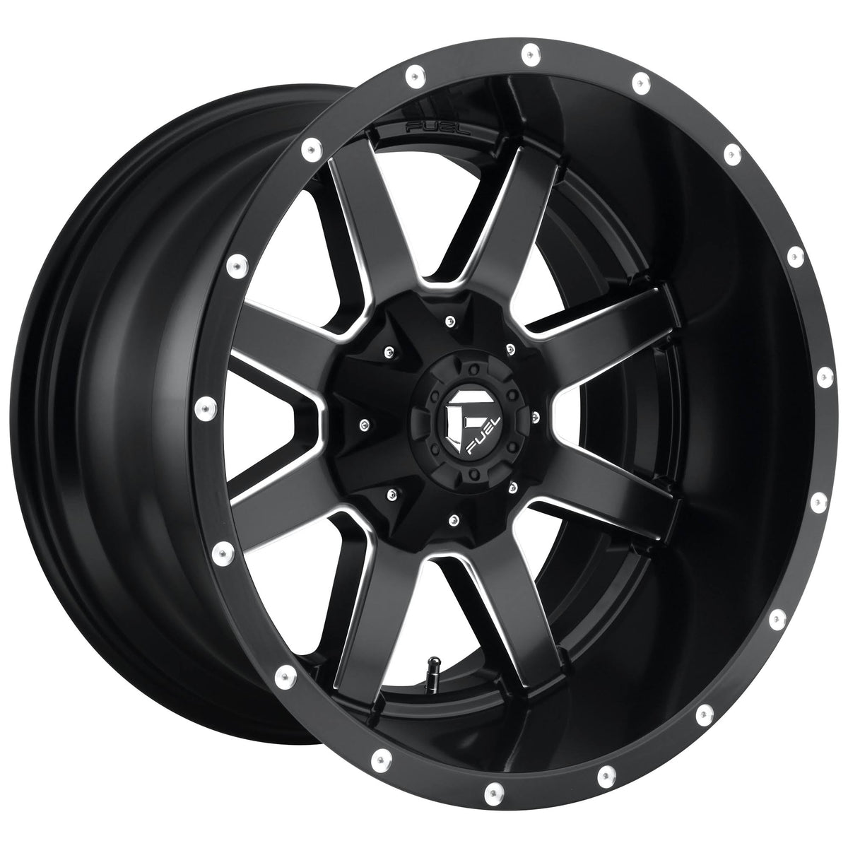 Matte Black Milled 22x12 Fuel Offroad D538 Maverick Z920
