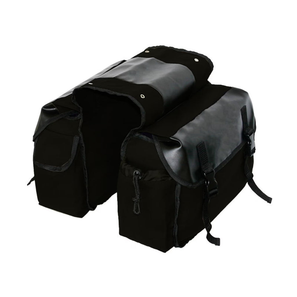 Canvas Waterproof Motorbike Saddle Bag V1612