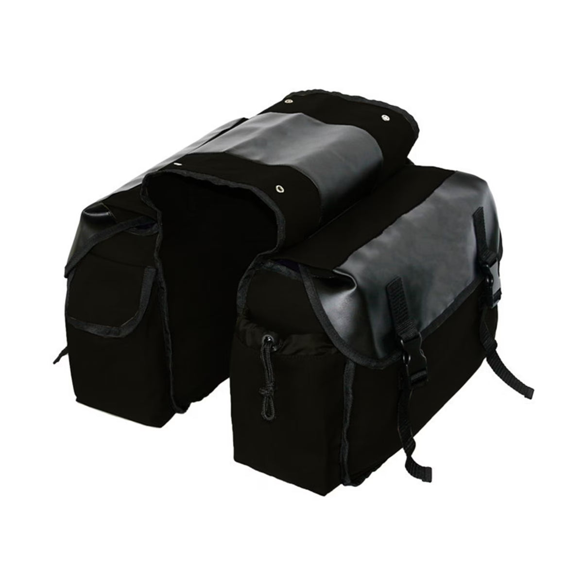 Canvas Waterproof Motorbike Saddle Bag V1612