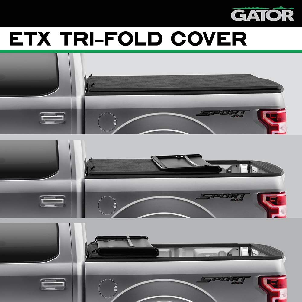 Soft Tri-Fold Truck Bed Tonneau Cover B2370