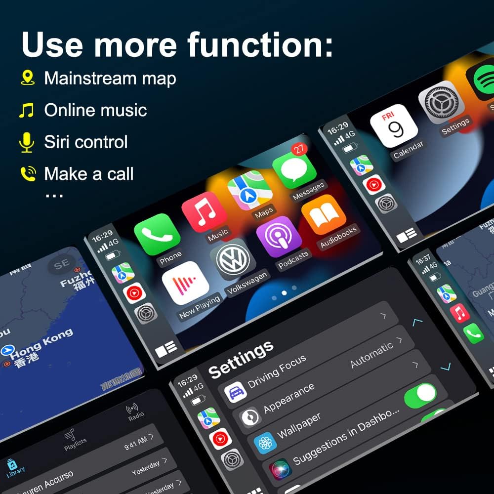 Wireless CarPlay Adapter with USB Plug and Play R66624