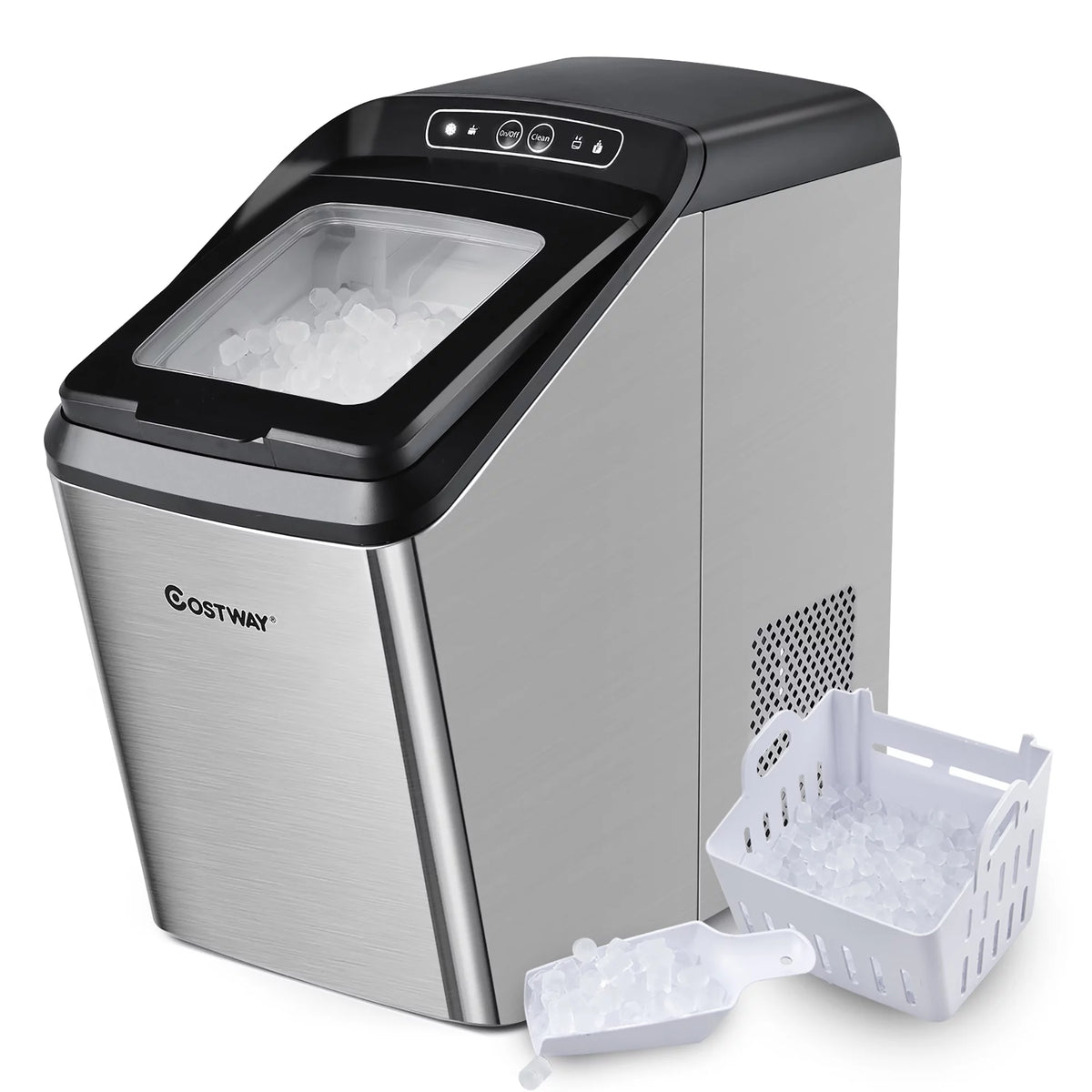 Countertop Nugget Ice Maker 29lb/Day Self-Cleaning U5906