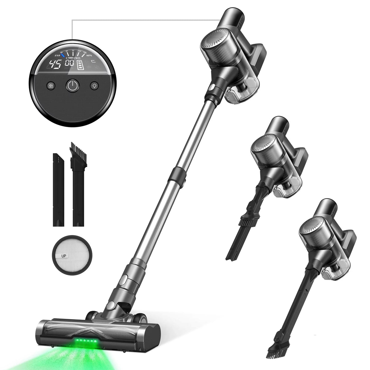 Stick Vacuum Cleaner 30Kpa Portable Lightweight W578769