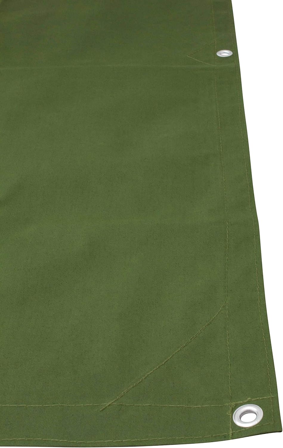 10' x 16' Green Canvas Tarp 12oz Pack of 2 B142