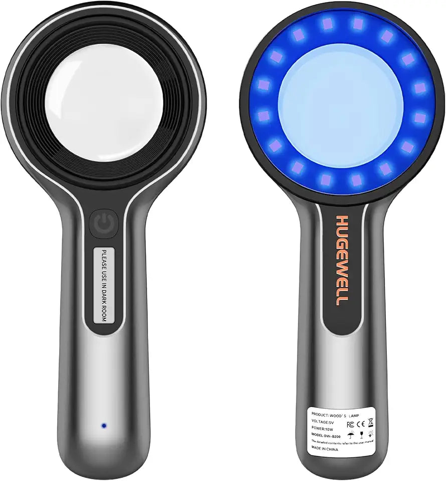 Portable Handheld Woods Lamp Skin Analyzer Q603