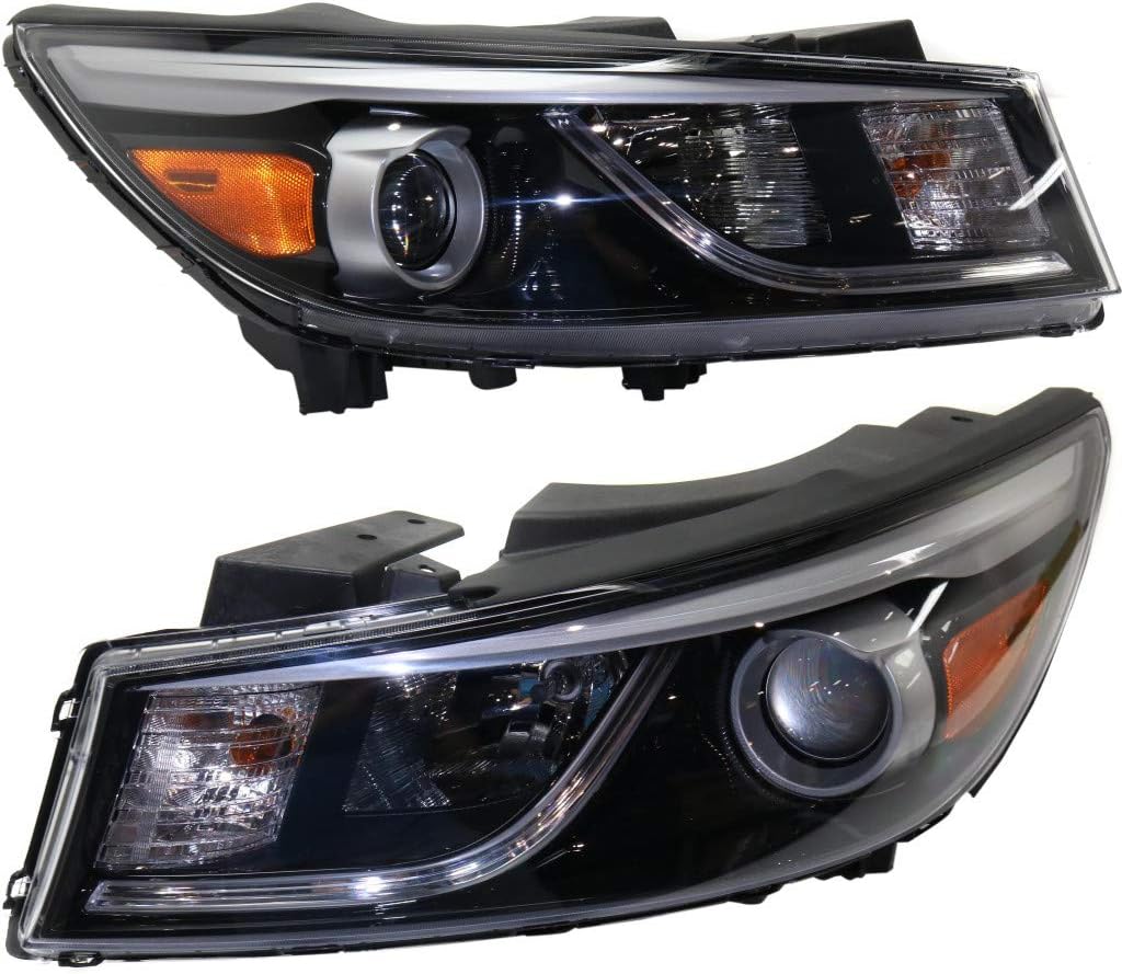 Headlight Assembly Pair Halogen Type B780