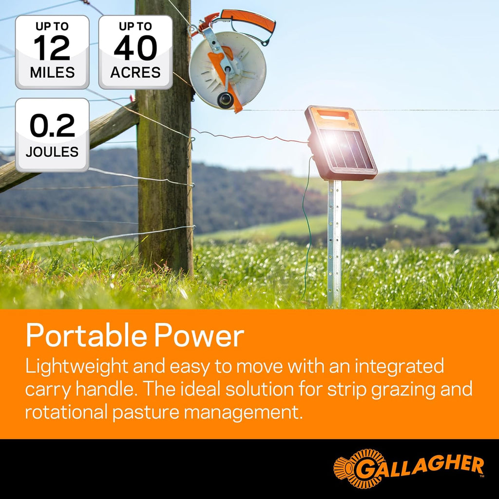 Solar Electric Fence Charger 0.2 Joule O5696