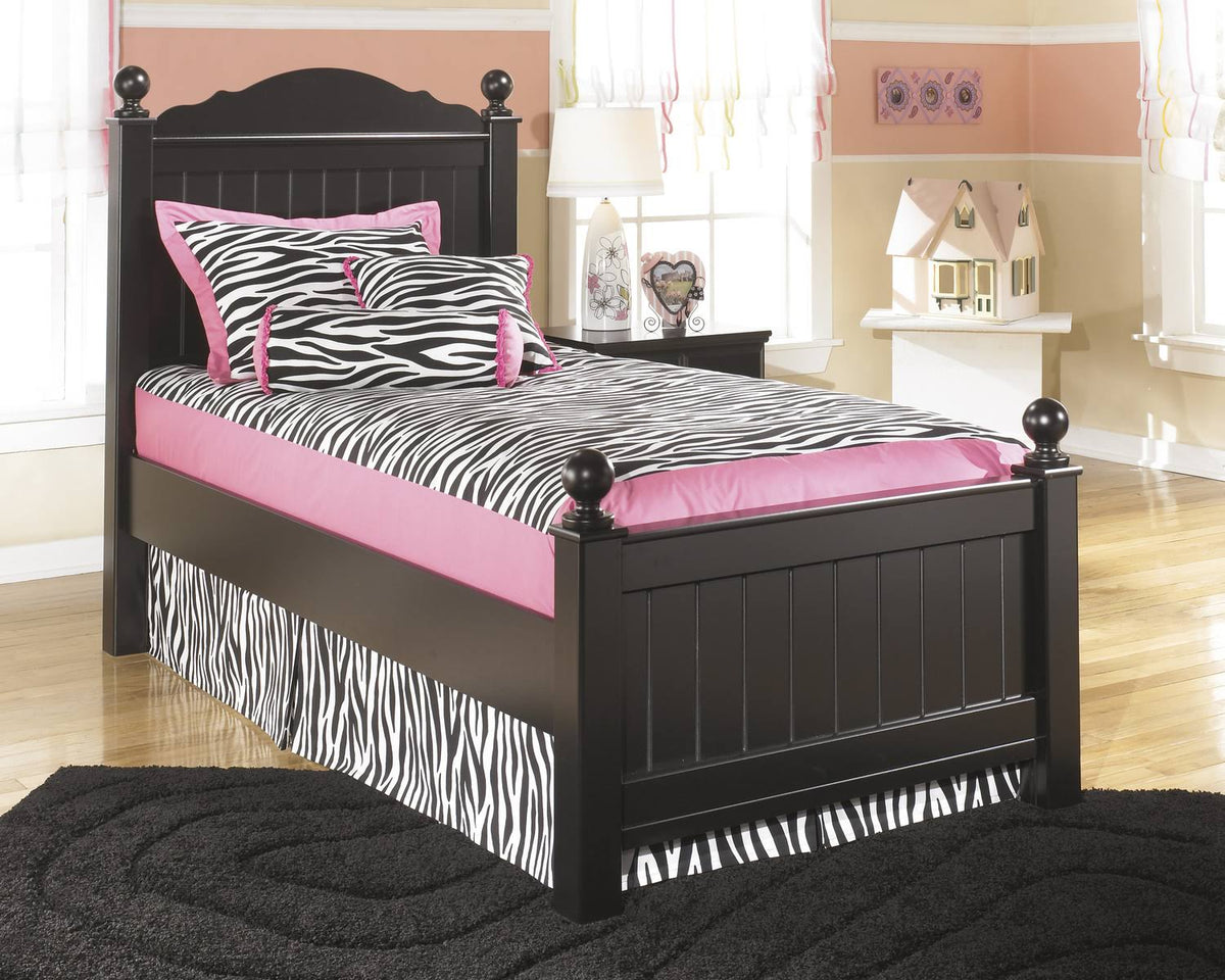 Twin Poster Rails Black O228