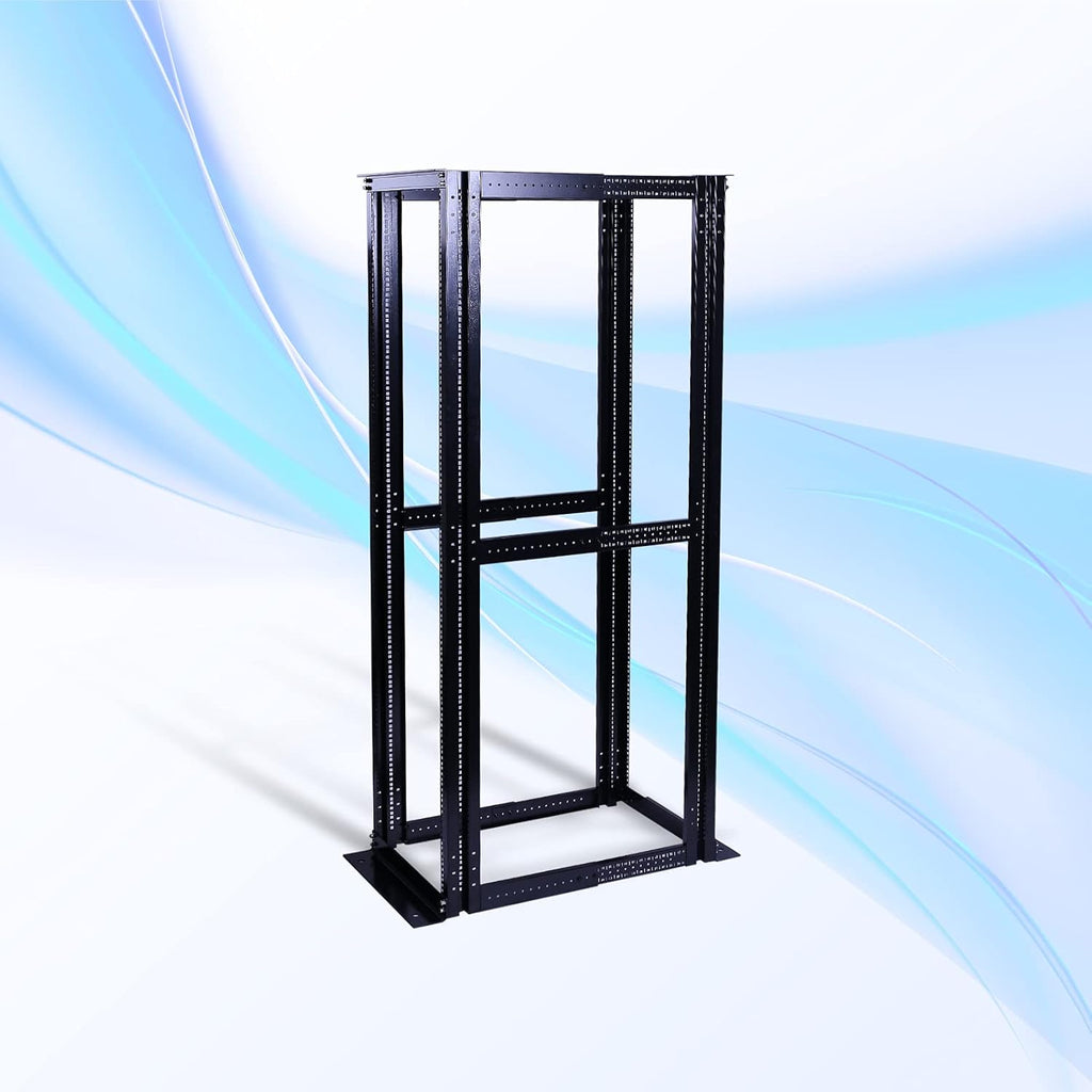 42U 4 Post Open Frame Server Rack 19inch Adjustable Depth O114634