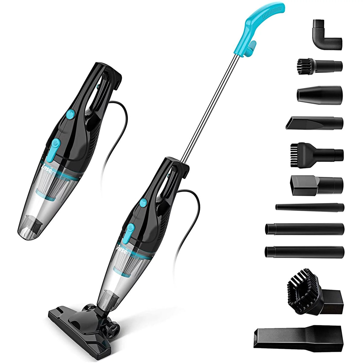 Corded 2 in 1 Bagless Lightweight Stick Vacuum Cleaner C3671