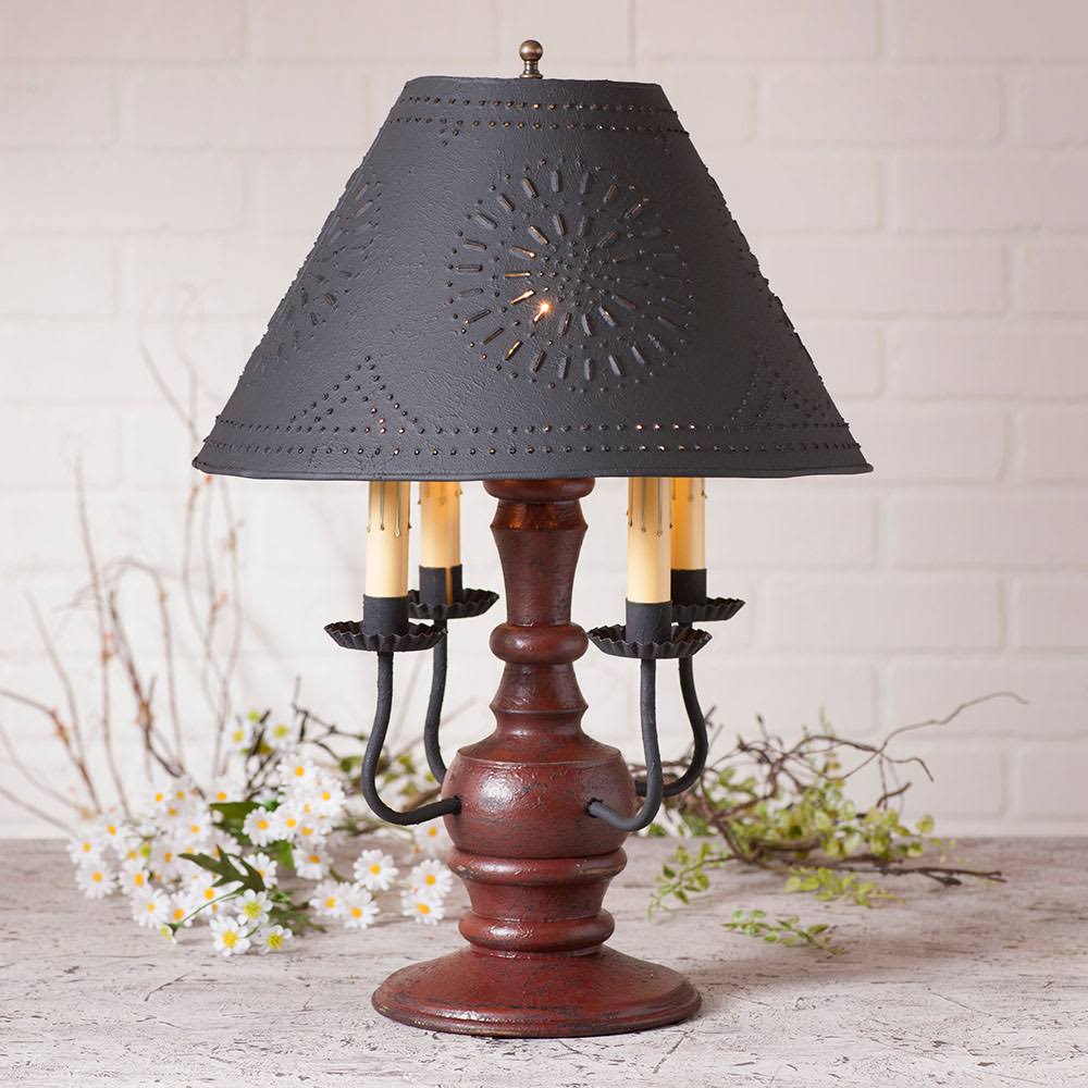 Americana Red Lamp Base I644