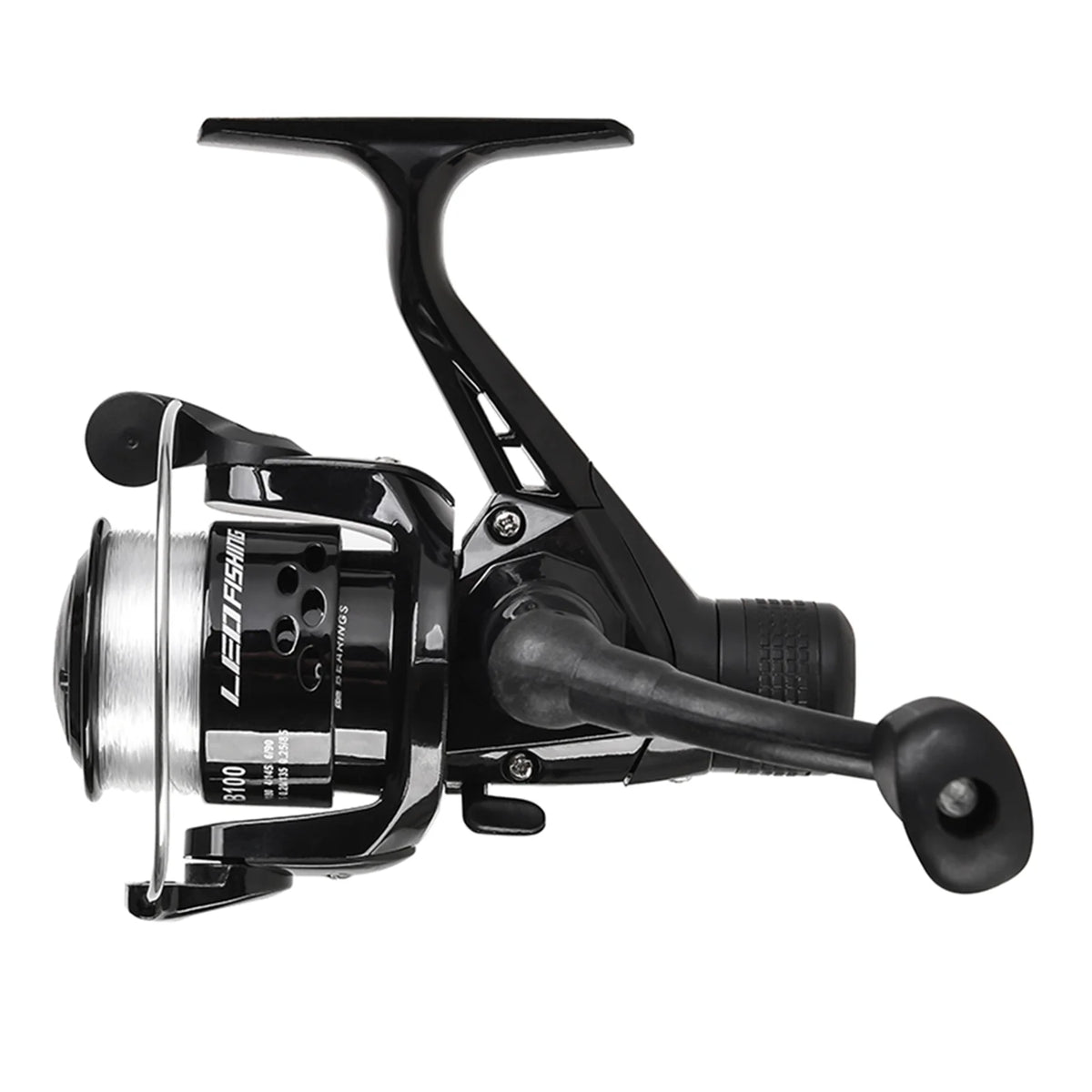 Fishing Rod Reel Combo Set, 2.1m Telescopic Rod, Spinning Reel, Hooks, and Soft Lures S4995