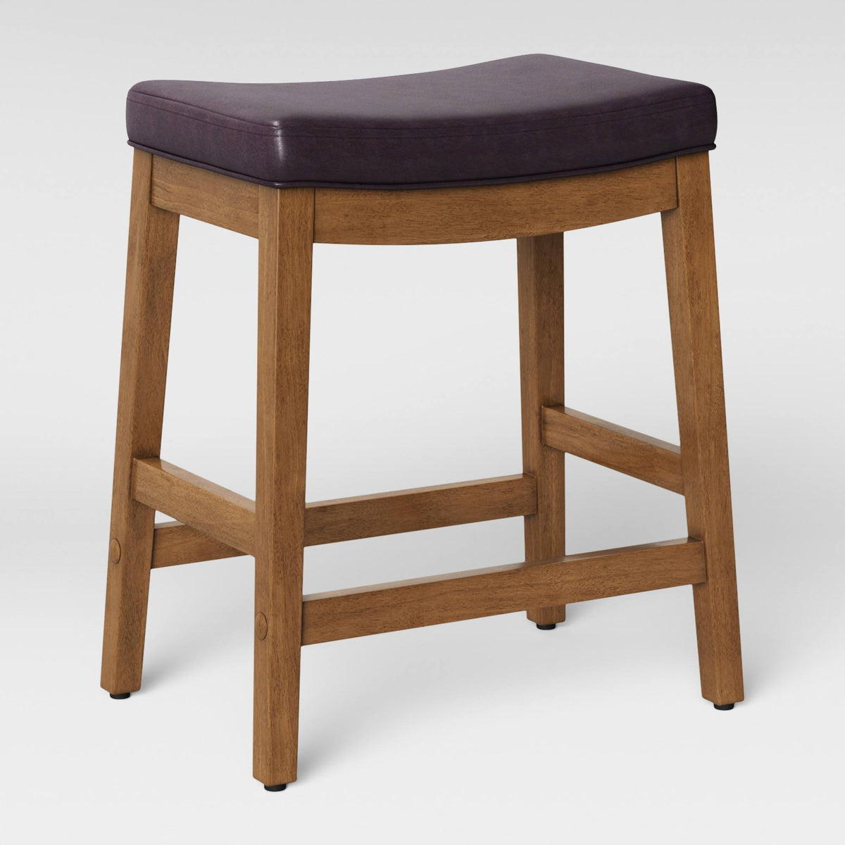Espresso Faux Leather Counter Stool U4920