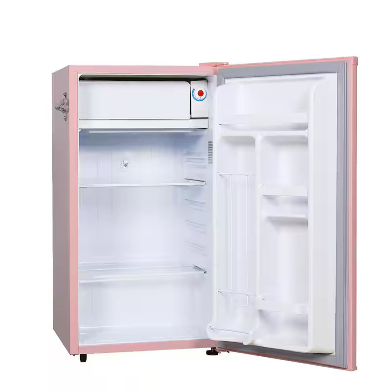 Pink Retro Mini Fridge H63986
