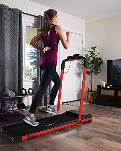 Under Desk Treadmill, 2 in 1 Motorized Portable Foldable Walking Pad with Remote Control M128685