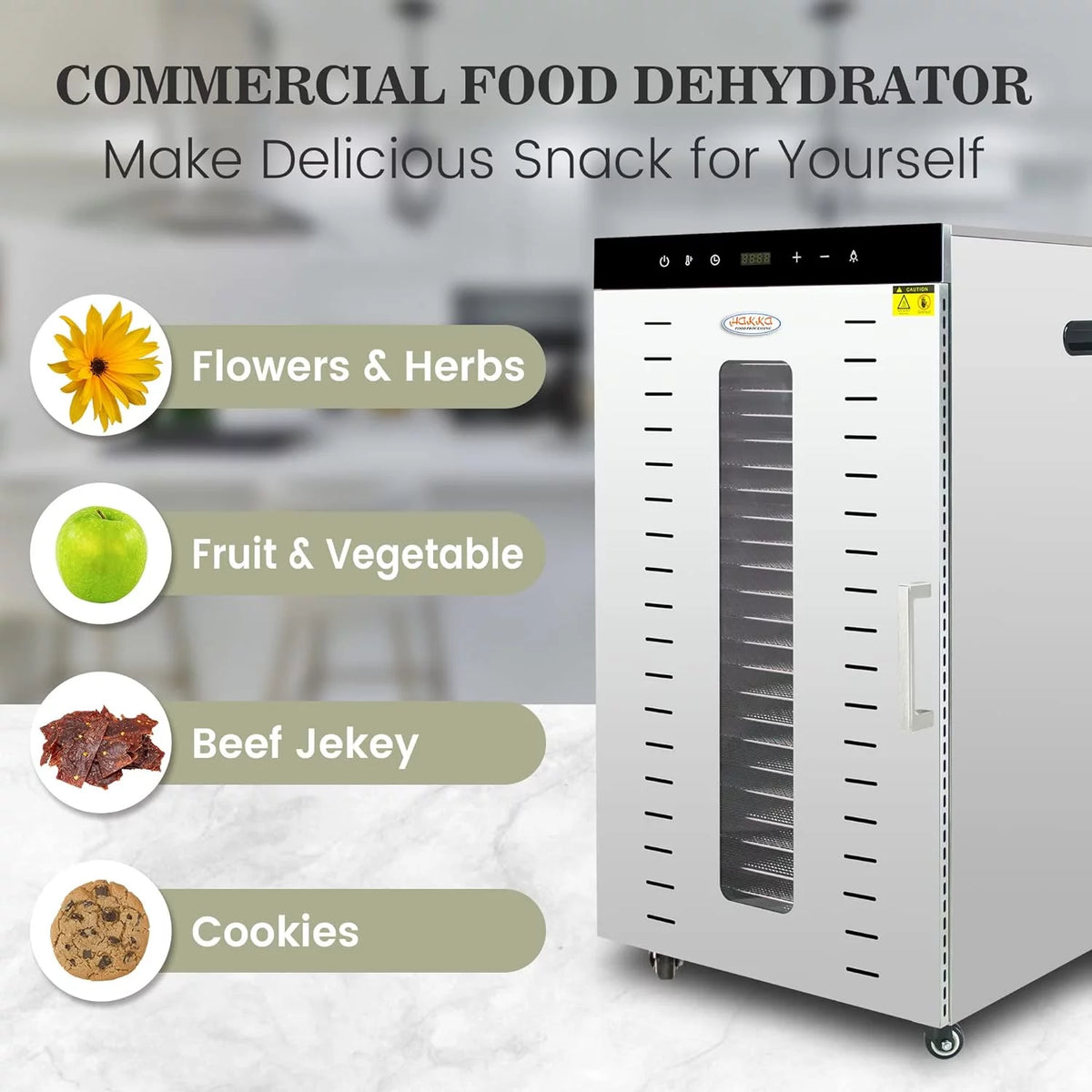 24 Trays Stainless Steel Dehydrator Machine B901