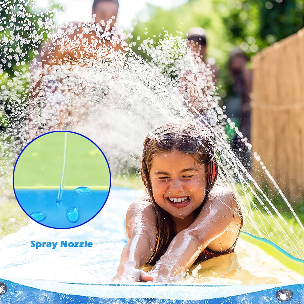16FT Double Water Slides with Sprinklers I32616
