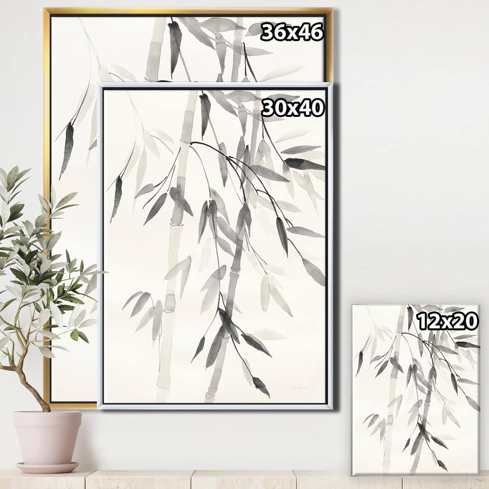 Black Framed Canvas - 34 in. Wide x 44 in. High E500167