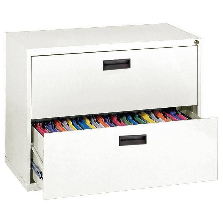 White 2-Drawer File Cabinet U380182