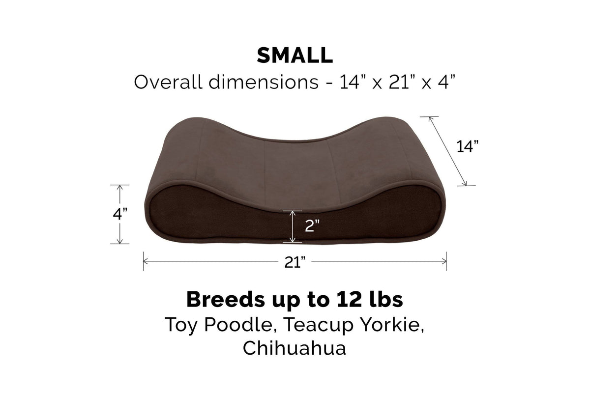 Giant Gray Memory Foam Pet Bed for Dogs u0026 Cats S236928