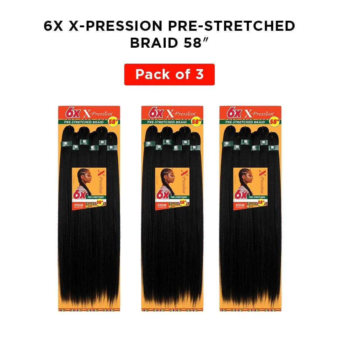 1B Off Black Jumbo Braid Hair 58” R27357