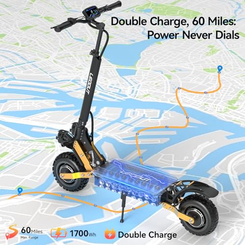 Electric Scooter, 5600W Motor, 59Mi Range Y608
